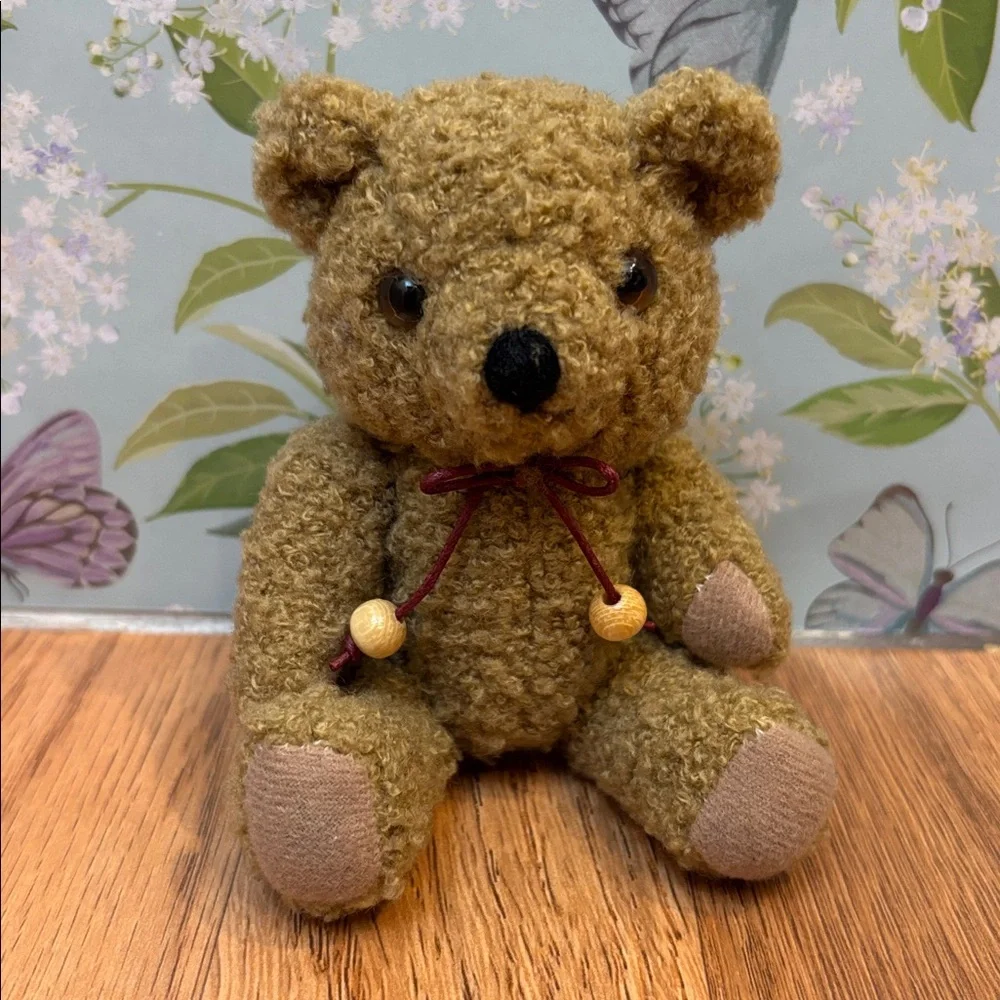 Vintage Collectible Adorable small tan Teddy Bear with moveable limbs. - Picture 1 of 14